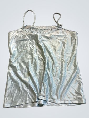 Light Blue Satin Camisole