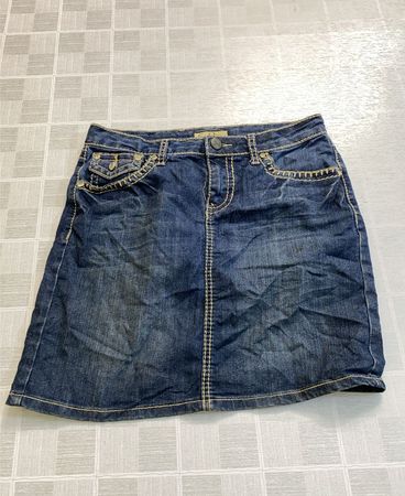 True Religion Women's Denim Mini Skirt