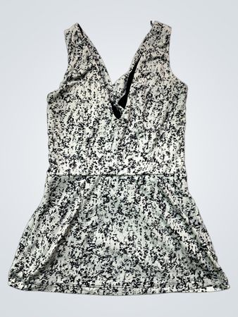 Women's Sleeveless V-Neck Printed Top