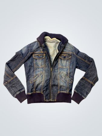 Denim Bomber Jacket