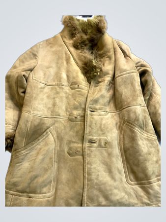 Suede Shearling Lined Coat