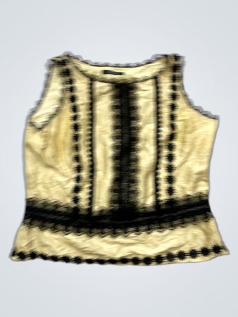 Sintesis Sleeveless Lace Trim Top