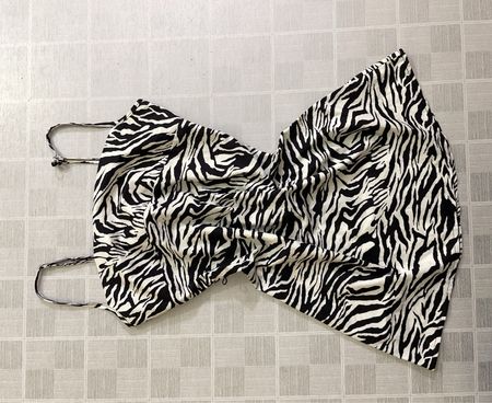 Zebra print camisole