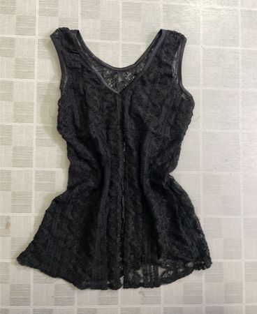 Black lace top