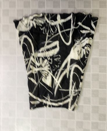 PECCATI DI MODA Haut à Imprimé Abstrait Noir et Blanc