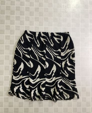 Black and white zebra print scarf