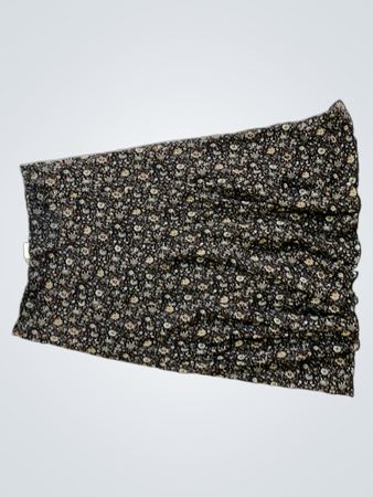 Floral Print Midi Rock