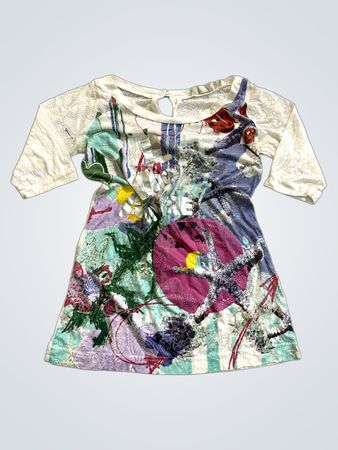 T-shirt with abstract print