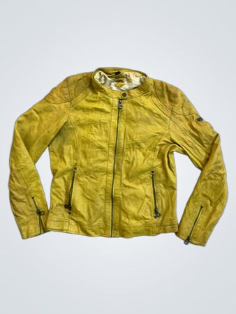Gipsy Yellow Leather Jacket
