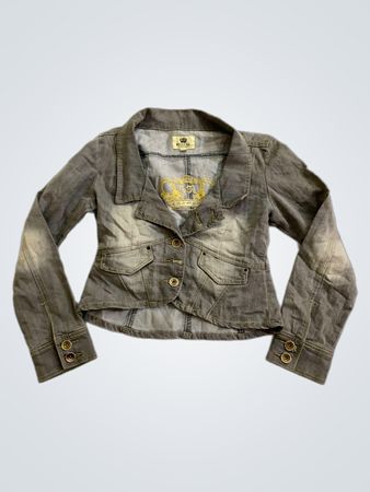 REDDIAL COUTURE Embroidered Denim Jacket