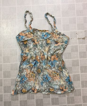 Floral Print Spaghetti Strap Tank Top