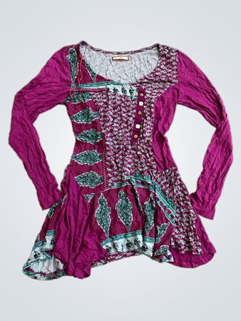 Joe Browns Women's Purple Patterned Tunic Top