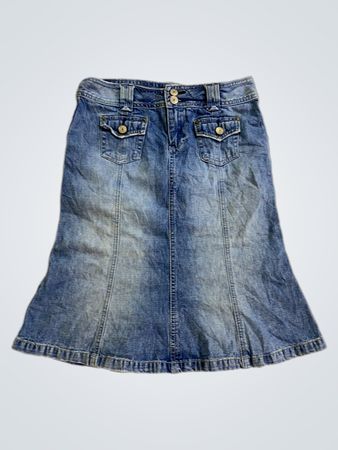 UNIONBAY Women's Denim Midi Skirt