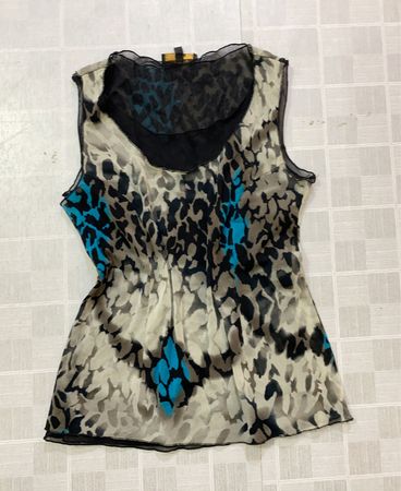 Piccadilly Ärmelloses Top mit Tierdruck