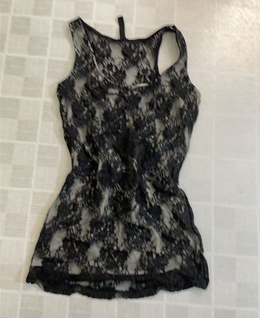 Crazyworld Schwarzes Spitzenkleid