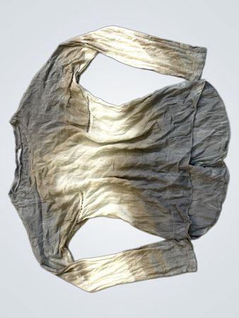 Langärmeliges Batikshirt mit Knöpfen