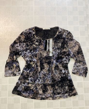 Christine Laure Damen Spitzenoberteil mit Blumenmuster