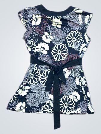 LA CITY Women's Floral Print Kimono Top
