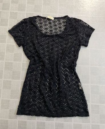 H2O Italia Schwarzes Spitzenkleid
