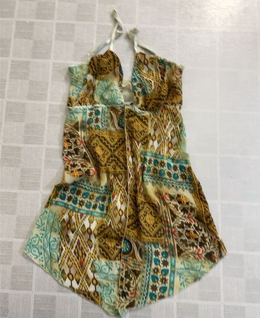 Boho-Print-Trägerkleid
