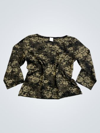 Top mit Nelkenblumenmuster