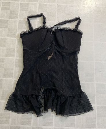 Roselle La Vie en Rose Schwarze Spitzenbesatz-Camisole