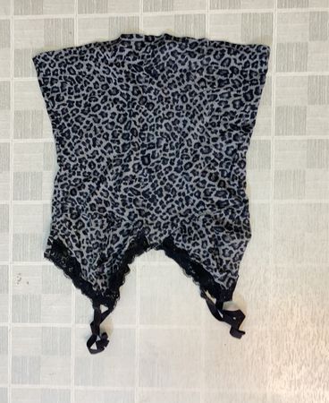 Dorlyn Leopardenmuster Spitzenbesatz Camisole