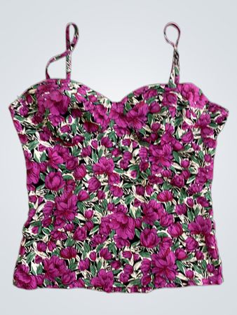 Florales Korsett-Top
