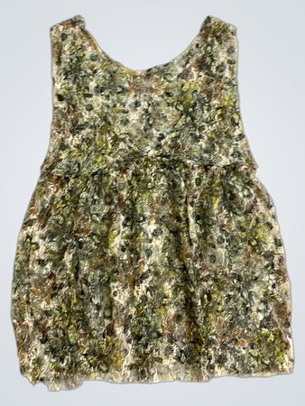 Ärmelloses Kleid mit Blumenmuster