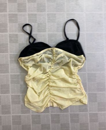 Gelb-schwarzes Camisole