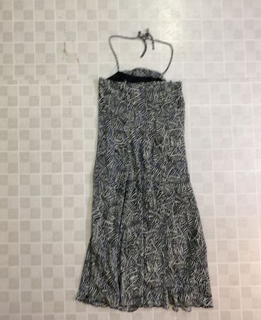 Per Una Black & White bedrucktes Midikleid