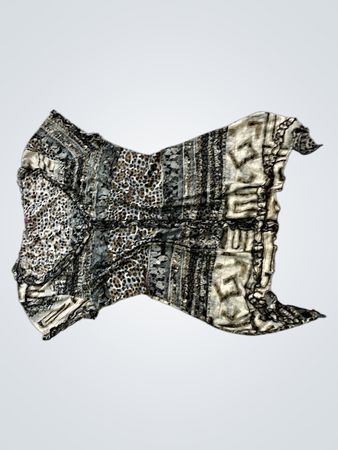 PATRICE BREAL Animal-Print-Schal