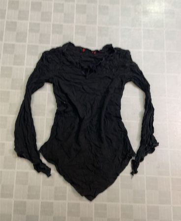 Schwarzes T‑Shirt
