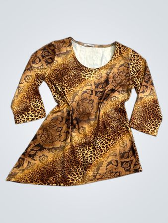 FRESH FASHION Leopardenkleid