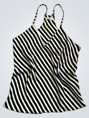 Tam Schwarz-weiß gestreiftes Camisole