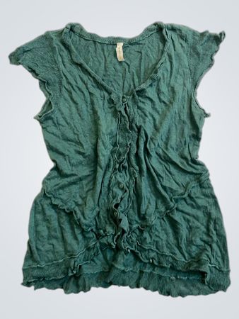 INGRID MUNT grüner Cardigan