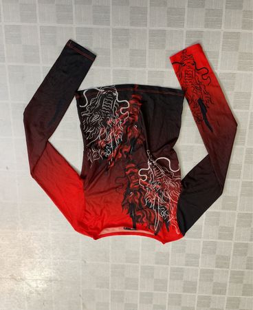 CROPP Langarmshirt mit Drachenprint