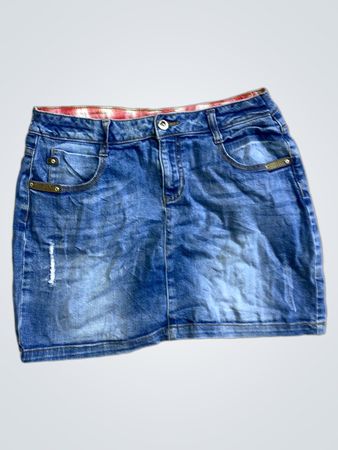 Kiabi Woman Blue Denim Rock