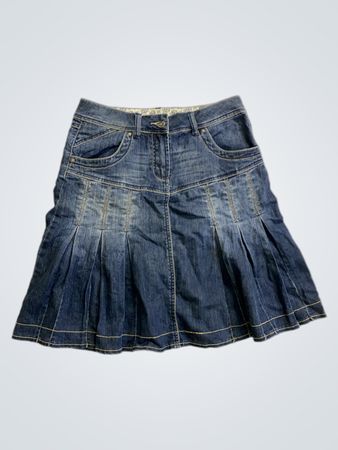 Yessica ATCC&A Denim-Faltenrock