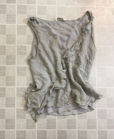 Calvin Klein ärmelloses Oberteil mit Rüschen