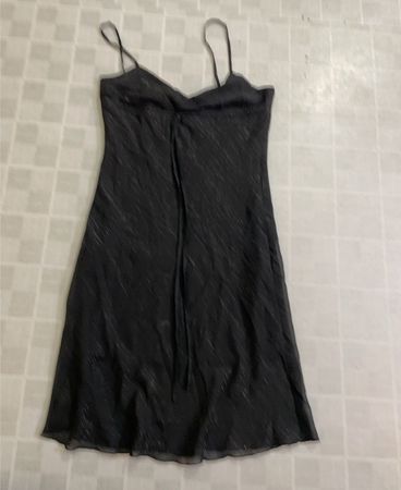 Clockhouse schwarzes Glitzerslipkleid