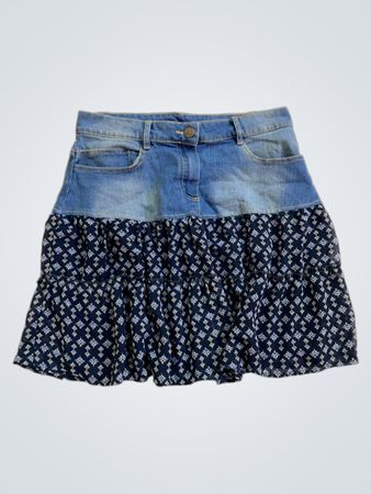 Janina Jeans- und Printrock