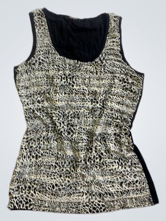 Morgan Ärmelloses Oberteil mit Animal-Print