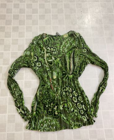 Street One grüne Bluse mit Blumenmuster