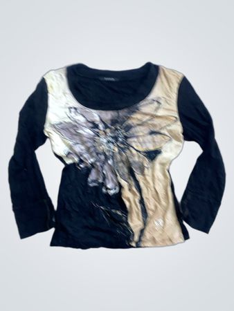 VICCIO BARCELONA Langarmoberteil mit floralem Design