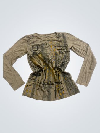 Langarm-T-Shirt mit Grafikdruck