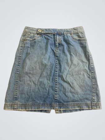 Blauer Jeansrock