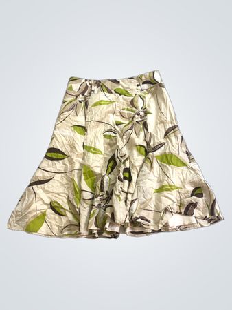 J.Taylor Floral Print A-Linien-Rock