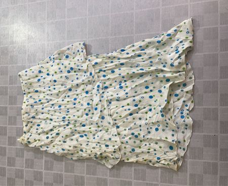 Blau Motion Polka-Dot-Schal