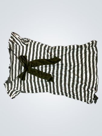 Gestreiftes T-Shirt mit Schleife